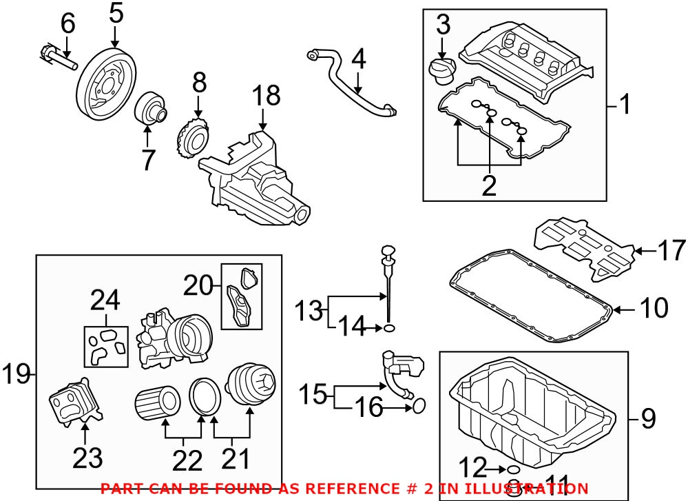 For Mini Cooper R59 R58 R57 R56 R55 Valve Cover Gasket Set Genuine 11127572851 - Picture 2 of 2
