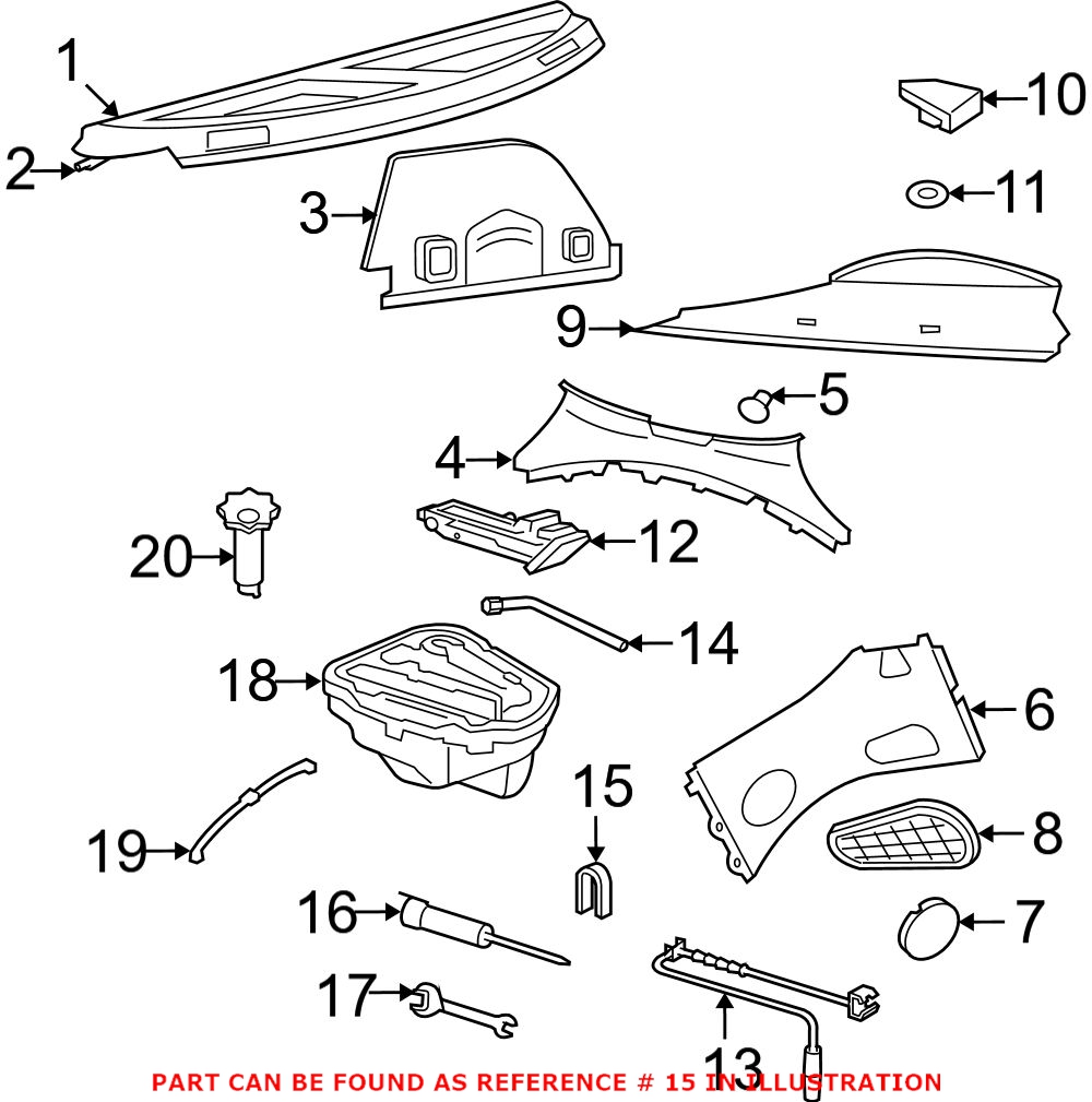 For Audi VW Wheel Lug Nut Center Cover Caps Removal Tool Genuine 6X0-012-243 - Bild 2 von 2